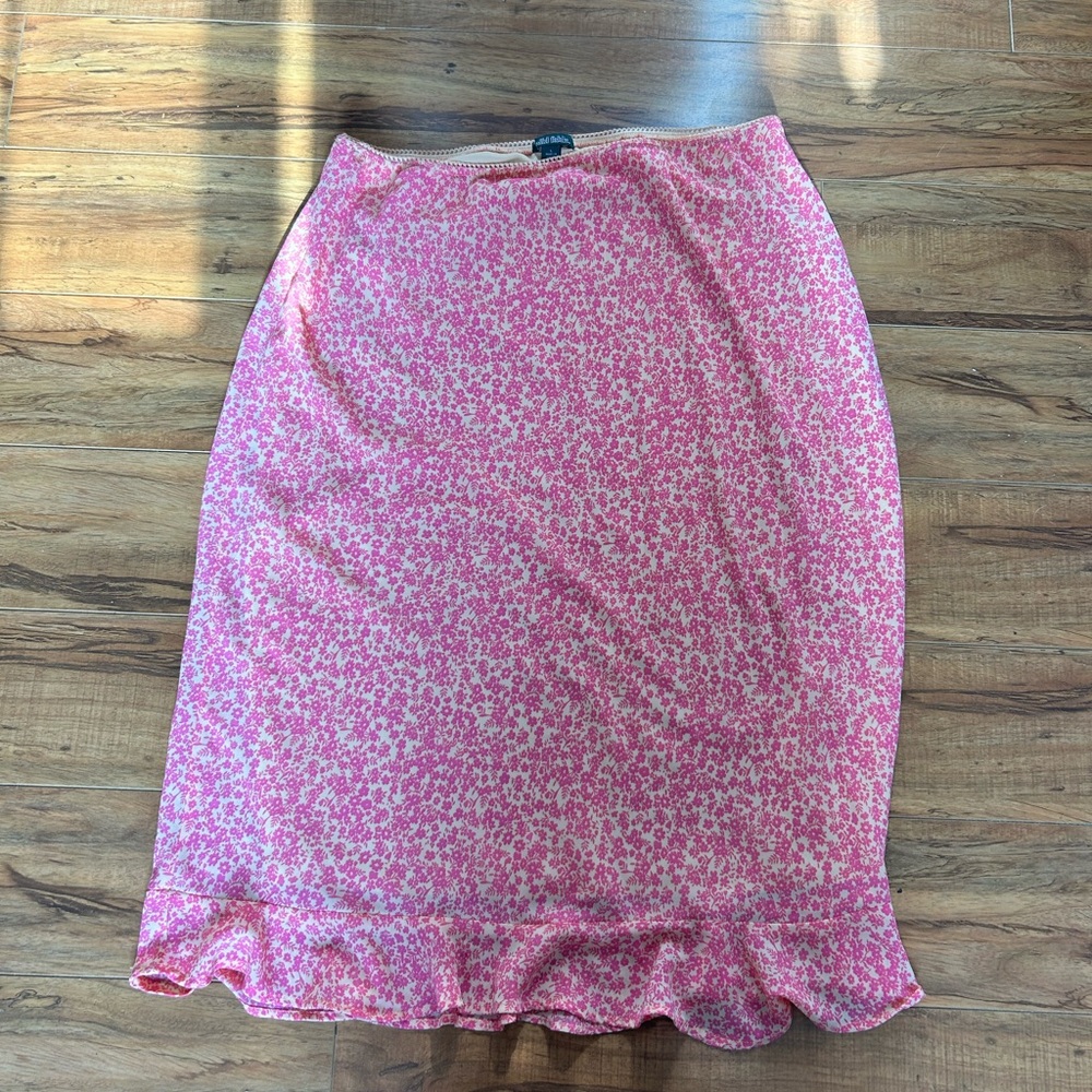 Floral Pink Skirt